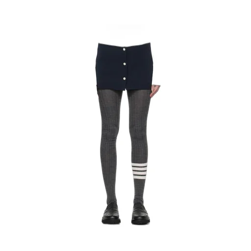 Button Short Skirt