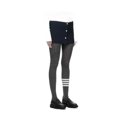 Button Short Skirt