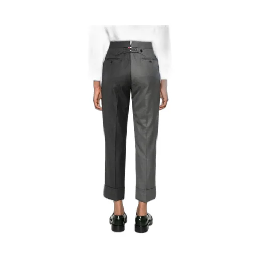 Colour-Block Tapered-Leg Trousers