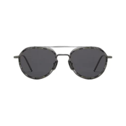Logo-Engraved Pilot-Frame Sunglasses