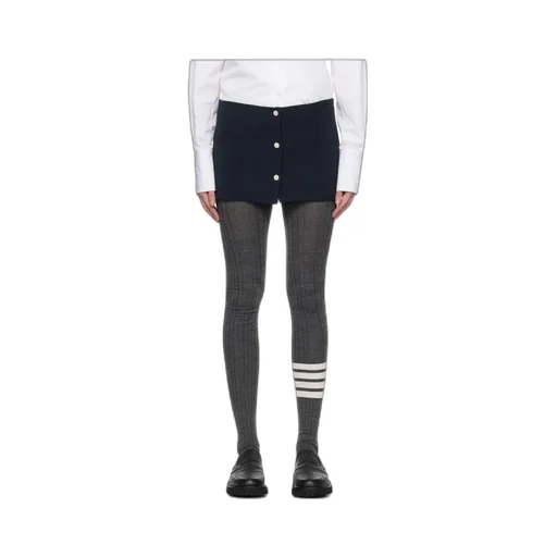 Button Short Skirt