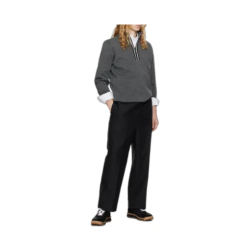 Milano Stitched Zip-Up Pullover