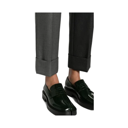 Colour-Block Tapered-Leg Trousers