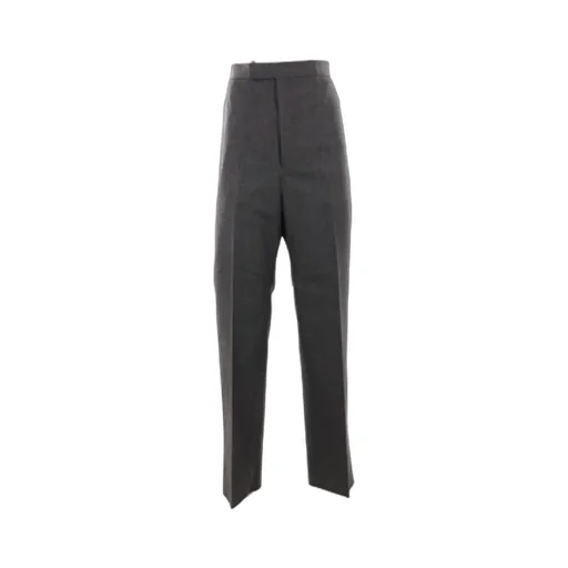 Mid-Rise Slim-Fit Tailored Trousers