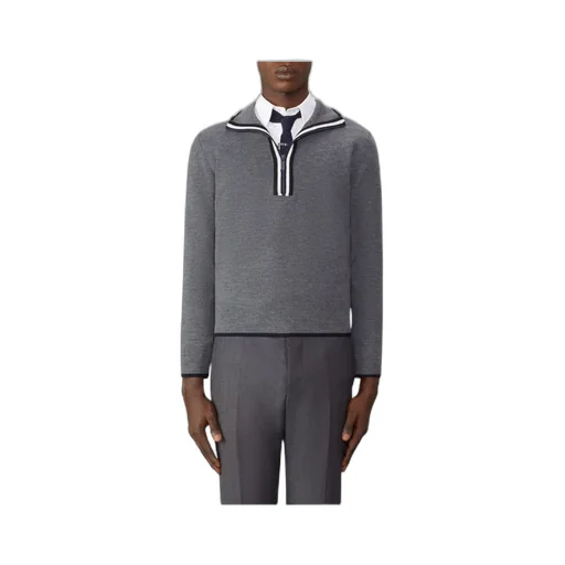 Milano Stitched Zip-Up Pullover