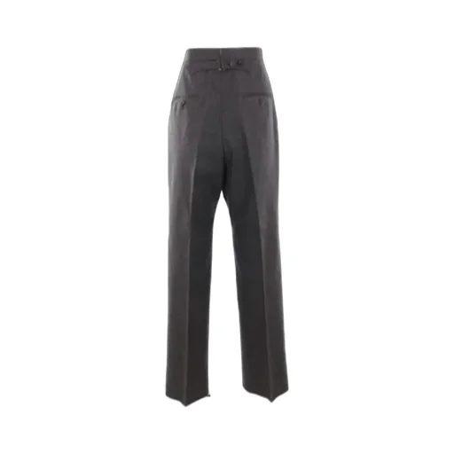 Mid-Rise Slim-Fit Tailored Trousers