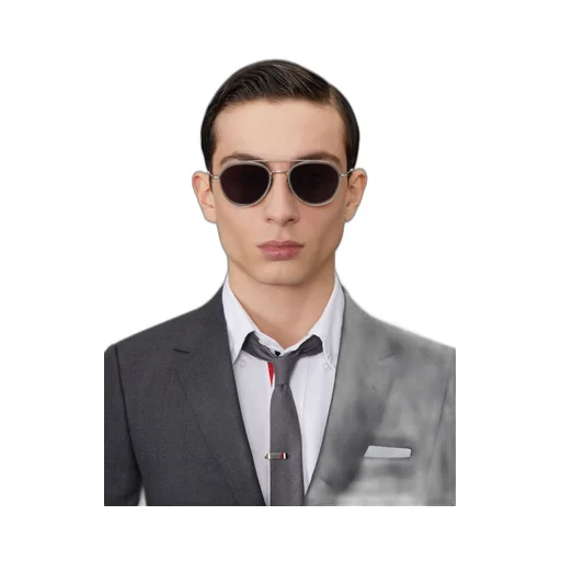 Logo-Engraved Pilot-Frame Sunglasses