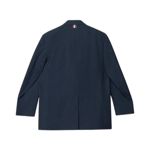 Striped Seersucker Blazer
