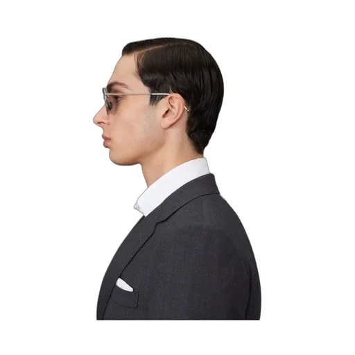 Logo-Engraved Pilot-Frame Sunglasses