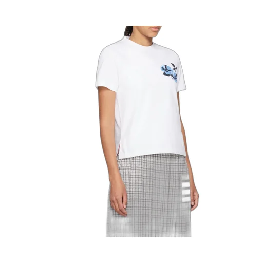 Rose Printed Crewneck T-Shirt