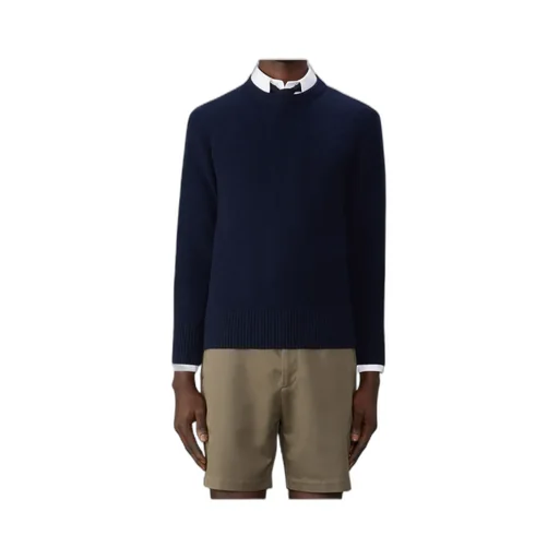 Rwb Stripe V-Neck Knitted Cardigan