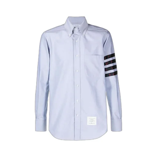 4-Bar Stripe Curved Hem Shirt