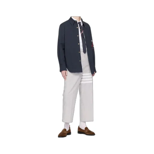 Long-Sleeved Lapel Shirt