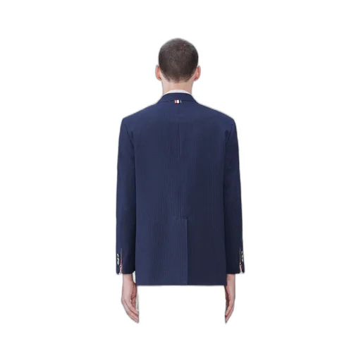 Striped Seersucker Blazer