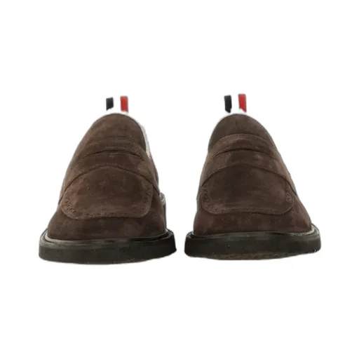 Shearling-Lined Penny Loafers