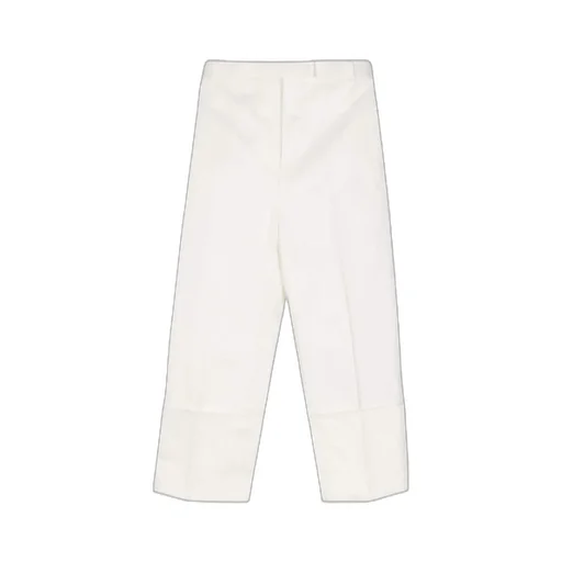 Pressed-Crease Tapered Trousers