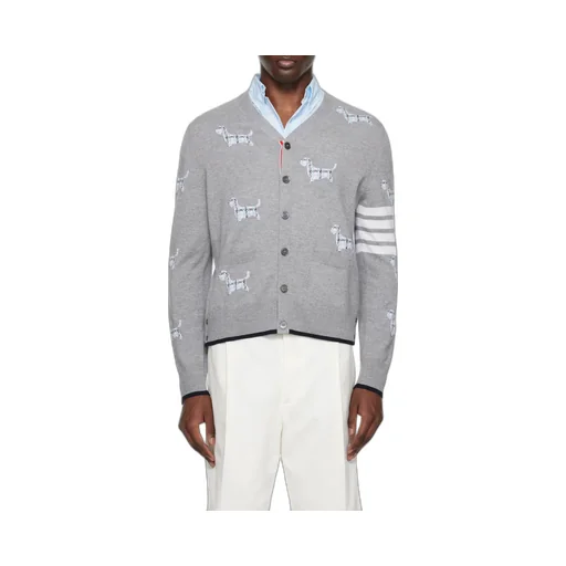 4-Bar V-Neck Hector Cardigan