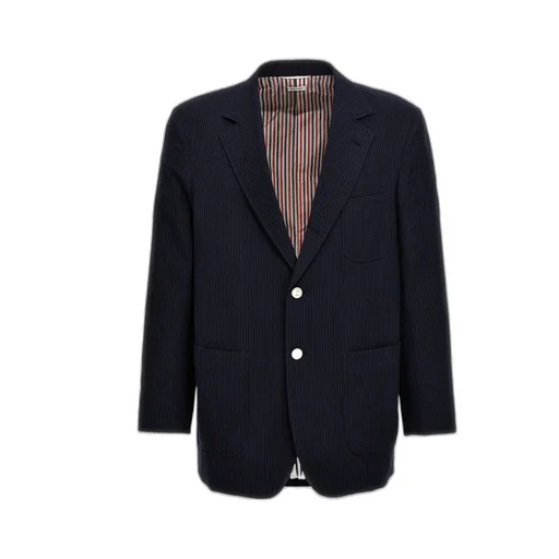 Single Breasted Seersucker Blazer