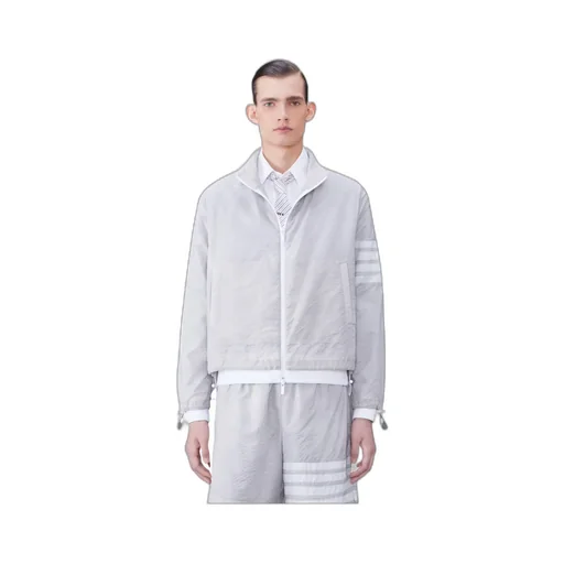 4-Bar Zipped Ripstop Jacket