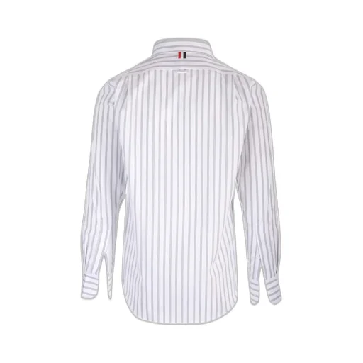 Striped Long-Sleeved Buttoned Shirt
