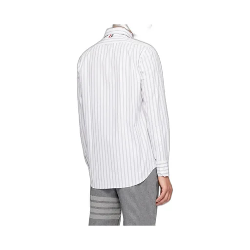 Striped Long-Sleeved Buttoned Shirt