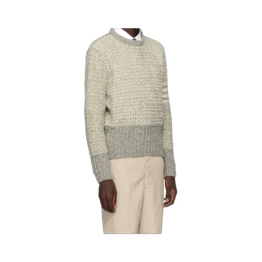 4-Bar Stripe Knitted Jumper