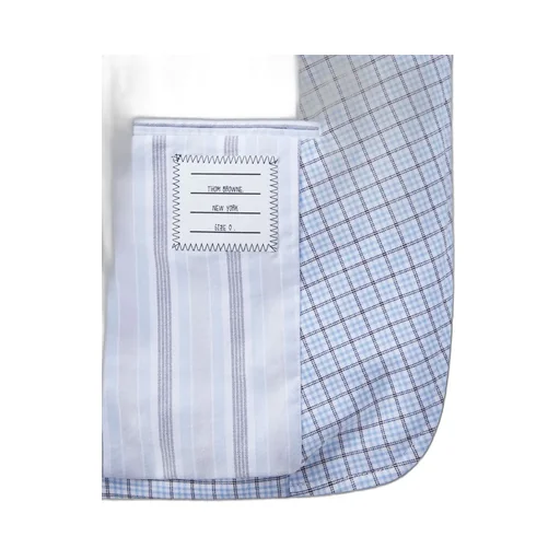 Check-Pattern Single-Breasted Blazer