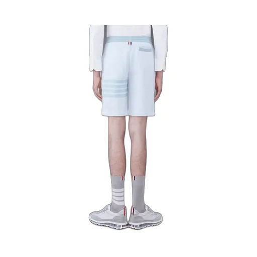 4-Bar Striped Drawstring Shorts