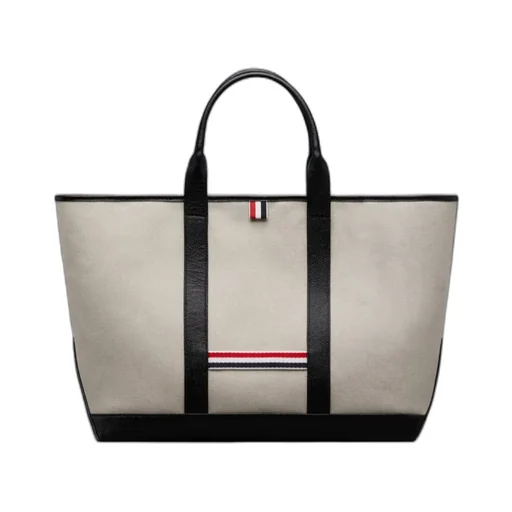 Medium Rwb Stripe Top Handle Bag
