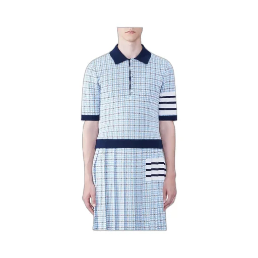Check Jacquard Polo Shirt