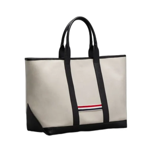 Medium Rwb Stripe Top Handle Bag