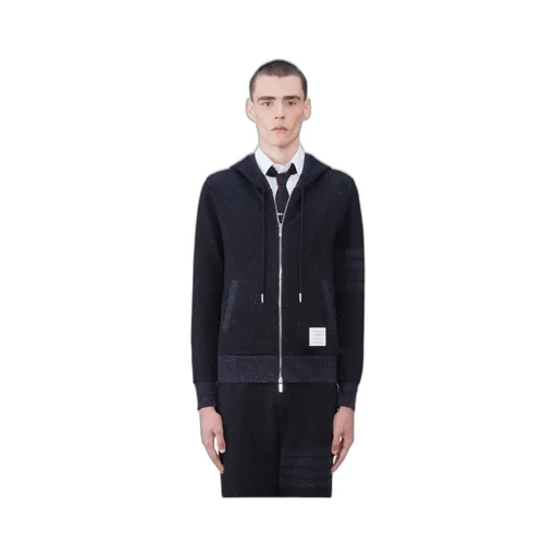 4-Bar Stripe Zip-Up Hoodie