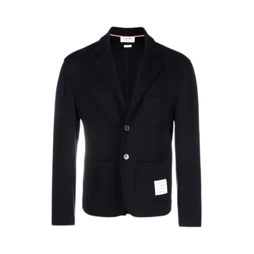 Logo Patch Single-Breasted Blazer