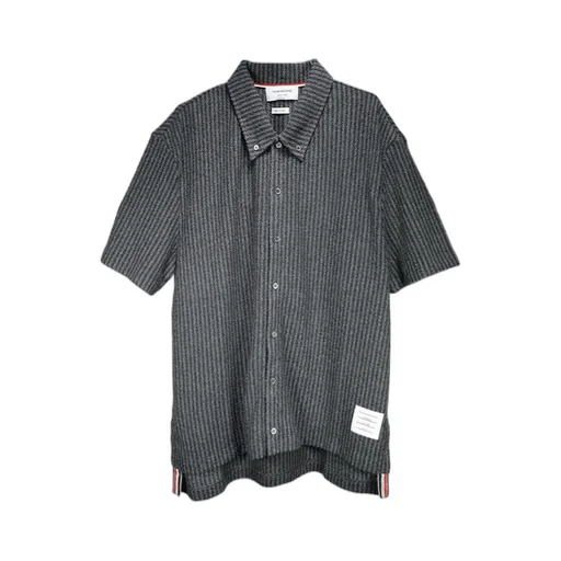 Lapel Short-Sleeved Shirt