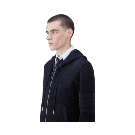 4-Bar Stripe Zip-Up Hoodie