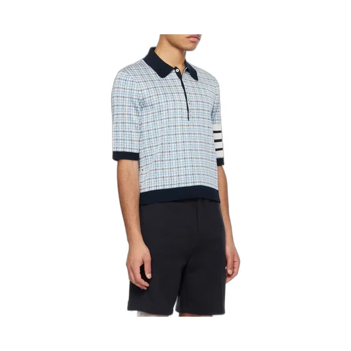 Check Jacquard Polo Shirt