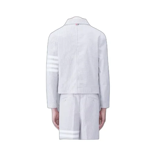 Unconstructed 4-Bar Seersucker Jacket