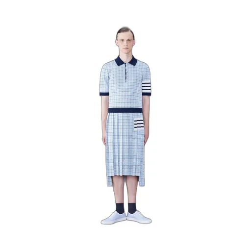 Check Jacquard Polo Shirt