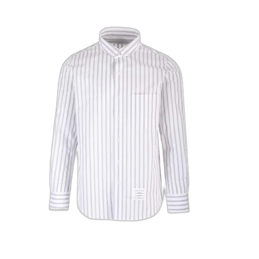 Striped Long-Sleeved Buttoned Shirt