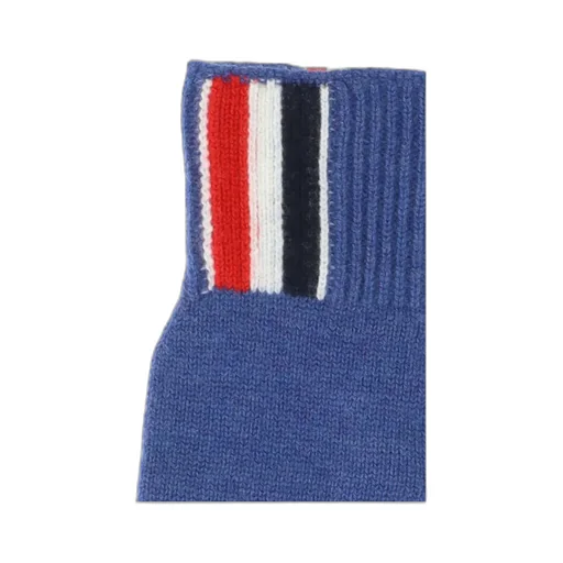 Rwb Intarsia Knitted Striped Gloves