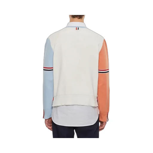 Color-Block Crewneck Sweater