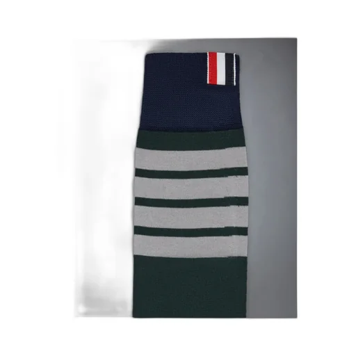 4-Bar Stripe Mid-Calf Socks