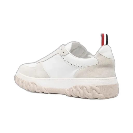 Letterman Panelled Low-Top Sneakers