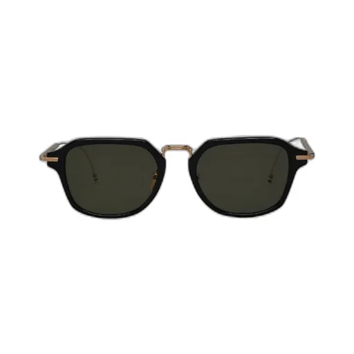 Geometric-Frame Tinted Sunglasses