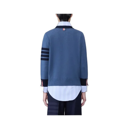 Milano Oxford Layered Shirt Cardigan