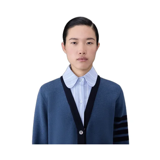 Milano Oxford Layered Shirt Cardigan