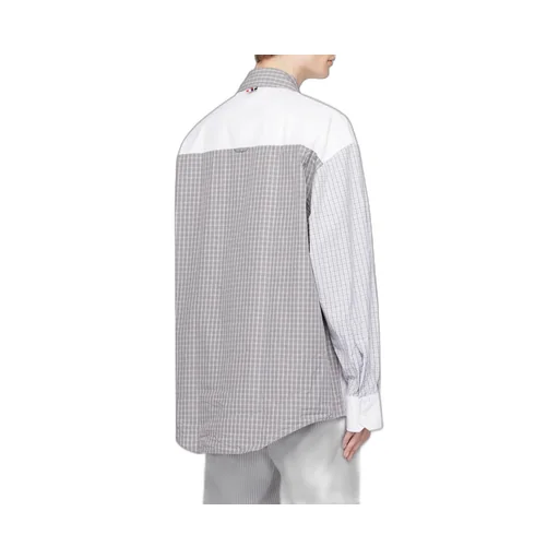 Logo Patch Panelled Shirt