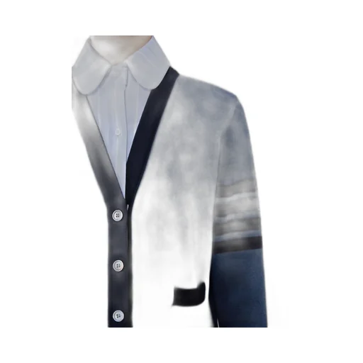 Milano Oxford Layered Shirt Cardigan