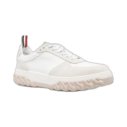 Letterman Panelled Low-Top Sneakers