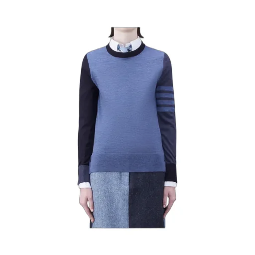 Crew Neck Fine-Knit Jumper